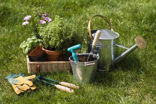 Urban tree care and maintenance in Spitalfields neighborhood
